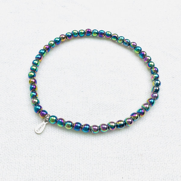RAINBOW HEMATITE ENERGY BRACELET