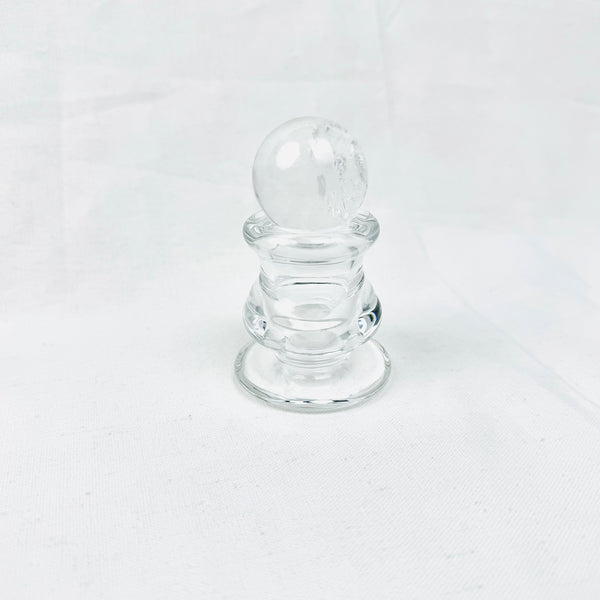 CRYSTAL QUARTZ CRYSTAL ENERGY SPHERE WITH BASE