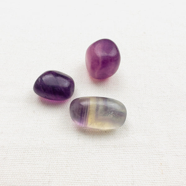 RAINBOW FLUORITE STONE SET