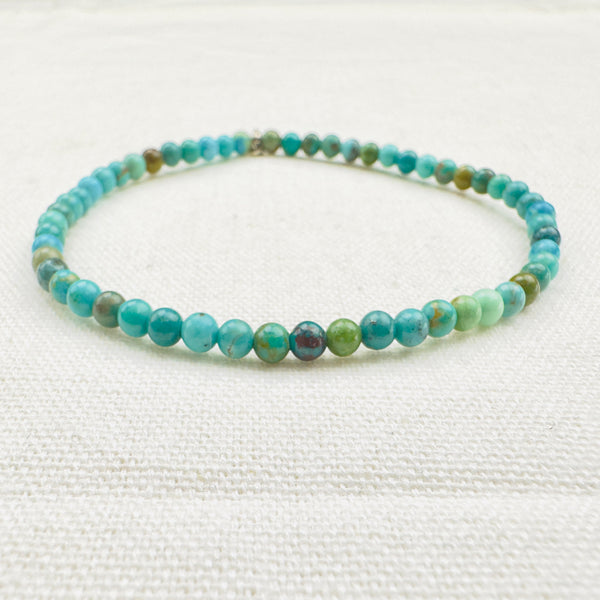 REAL GENUINE TURQUOISE ENERGY BRACELET-AAA PREMIUM QUALITY