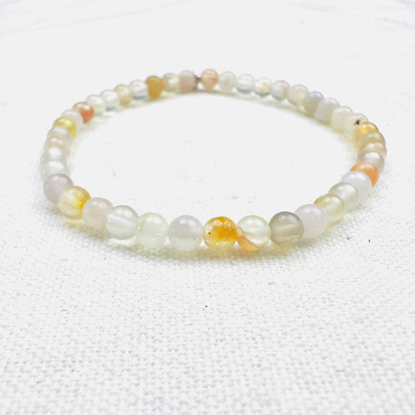 SAKURA CHERRY BLOSSOM AGATE ENERGY BRACELET