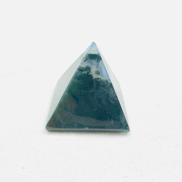 MOSS AGATE PYRAMID