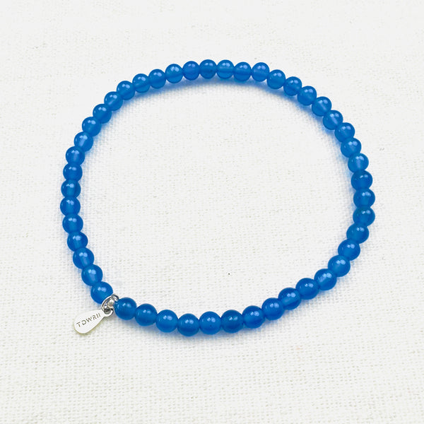ROYAL BLUE AGATE ENERGY BRACELET